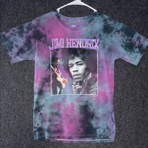 Jimi Hendrix Tie-Dye Graphic Tee